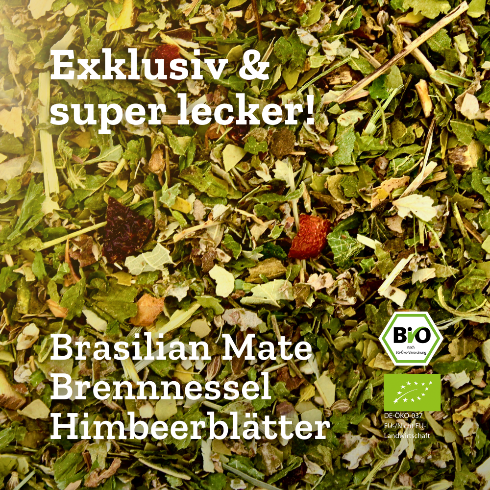 
                  
                    New Happy Me - Puretoxmischung mit Mate & Brennnessel - 50g - Bio
                  
                